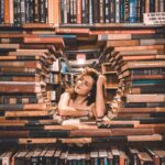 pile of books formed circle