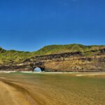 south africa, coffee bay,nature, hole in the wall, mountain, when life calls ocean, blue sky, blue coffee, blue wall